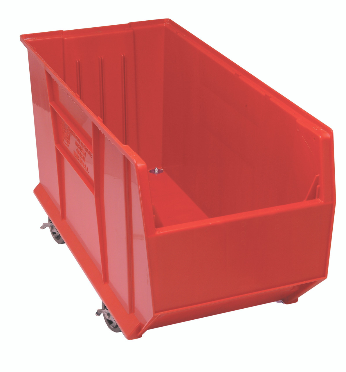 Hulk 36"Container, mobile, 35-7/8"L x 16-1/2"W x 20-1/2"H, Red, Red, Polypropylene, QUS994MOBRD