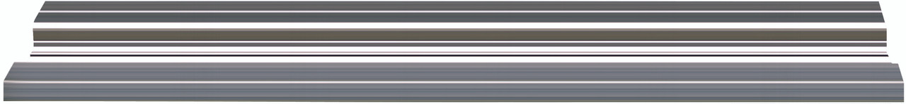 V-Track, sold per inch, aluminum, Gray Metalic, 0, Aluminum, QVTRK