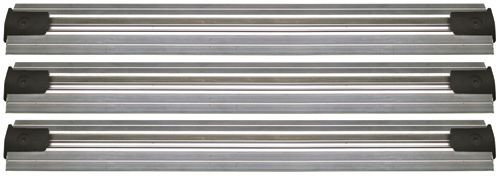 Double Unit Floor Track Assembly Kit, includes: (3) 10' v-groove aluminum tracks, (2) end stop kit and hardware, Gray Metalic, 0, Aluminum, QVTRK-3-120EST