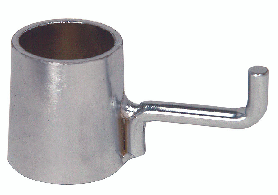 Collar Hooks, 1-1/2", aluminum, Gray Metallic, 0, Aluminum, SCH1-5