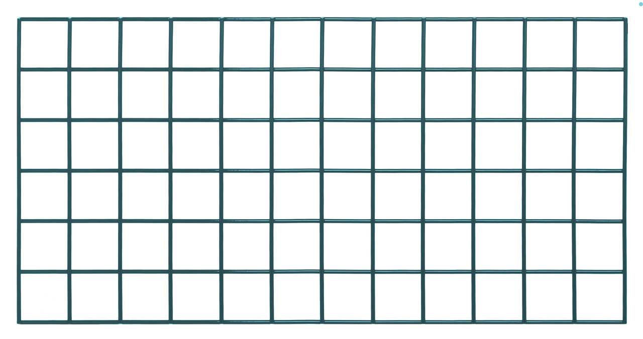 Store Grid Panel, 36"W x 18"H, green epoxy antimicrobial finish, Epoxy Coated, Green, 0, Carbon Steel, SG-1836P