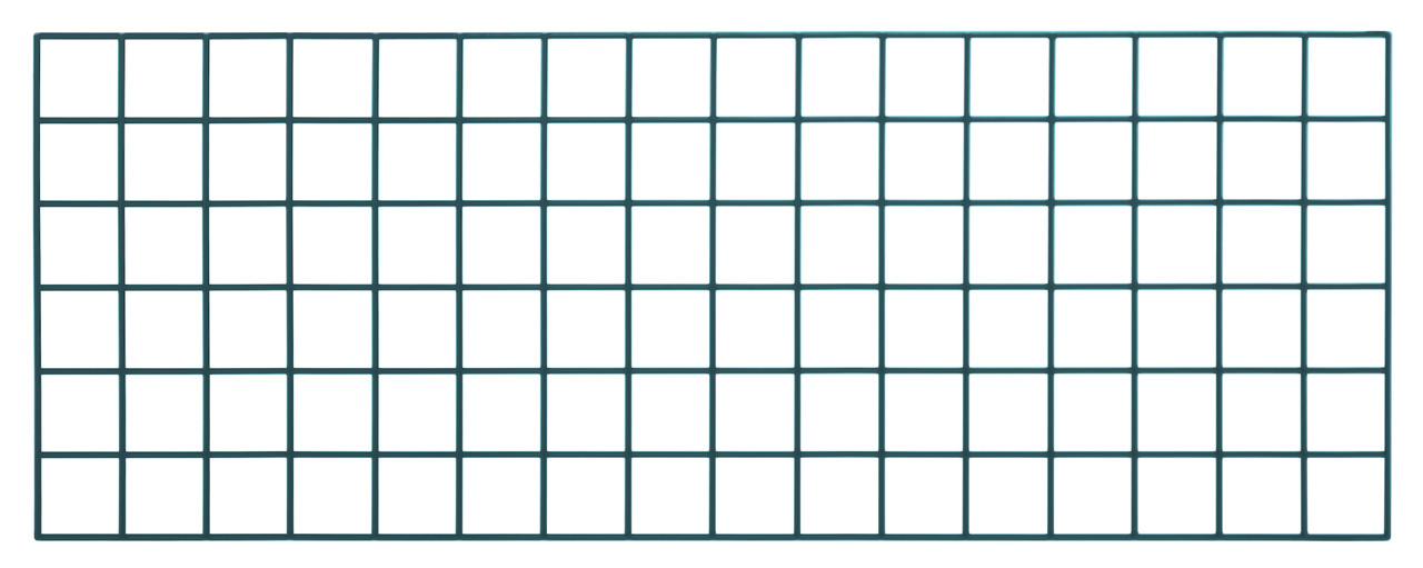 Store Grid Panel, 48"W x 18"H, green epoxy antimicrobial finish, Epoxy Coated, Green, 0, Carbon Steel, SG-1848P