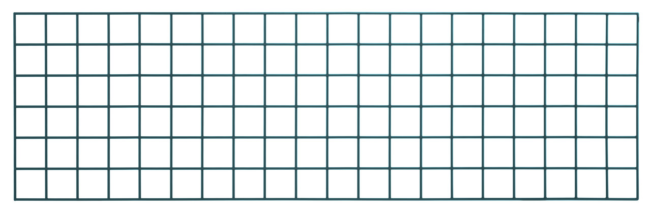 Store Grid Panel, 60"W x 18"H, green epoxy antimicrobial finish, Epoxy Coated, Green, 0, Carbon Steel, SG-1860P
