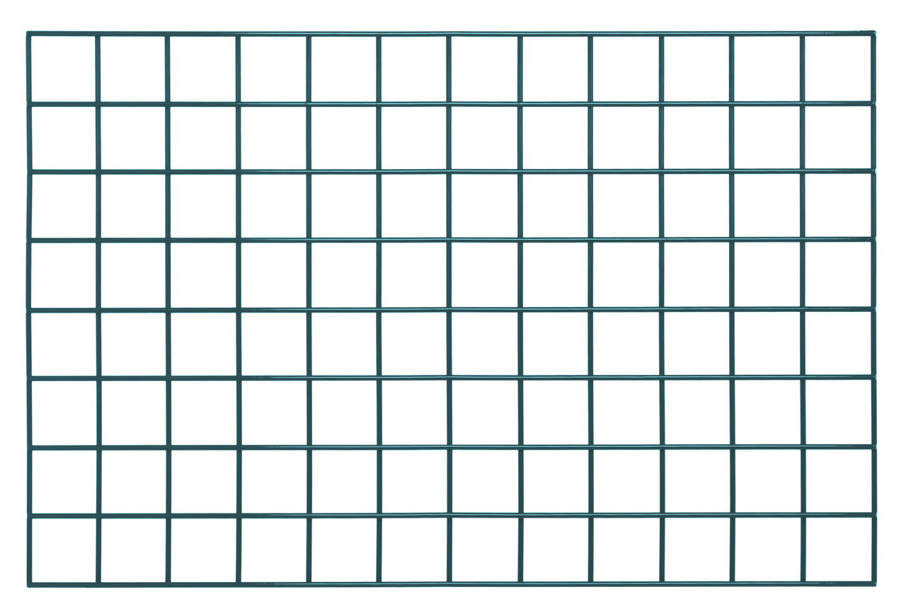 Store Grid Panel, 30"W x 24"H, green epoxy antimicrobial finish, Epoxy Coated, Green, 0, Carbon Steel, SG-2430P
