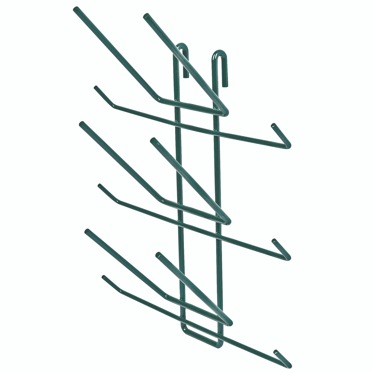 Store Grid Bottle Drying Rack, (6) bottle capacity, green epoxy antimicrobial finish, Epoxy Coated, Green, 0, Carbon Steel, SG-BR6P