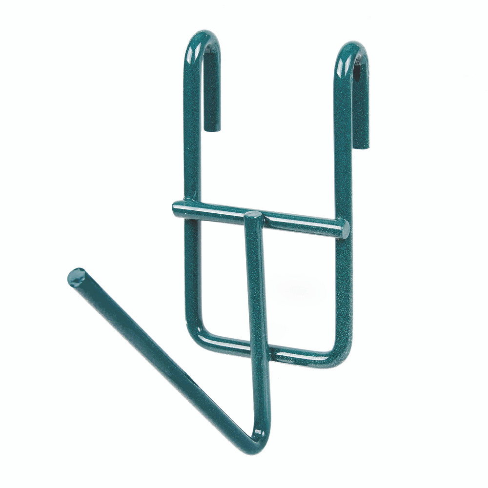Store Grid Cylinder Holder Mounting Bracket, (1) required per cylinder holder, green epoxy antimicrobial finish, Epoxy Coated, Green, 0, Carbon Steel, SG-CMBP