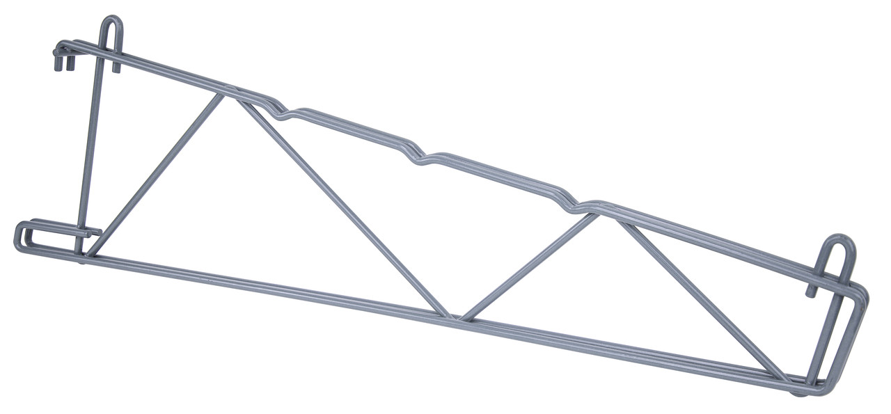 Store Grid Shelf Support Bracket, single, for use with 24"W shelves, Epoxy Coated, Gray, 0, Carbon Steel, SG-CS24GY