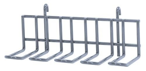 Store Grid Large Utensil Holder, 10-1/2"W x 5"D x 4-1/4"H, gray epoxy antimicrobial finish, Epoxy Coated, Gray, 0, Carbon Steel, SG-UH4GY