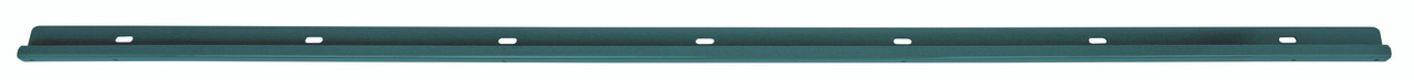 Store Grid Wall Track, 40"W, includes stop fasteners and joiner plates for connecting adjacent tracks (mounting hardware not included), Epoxy Coated, Green, 0, Carbon Steel, SG-WT40P