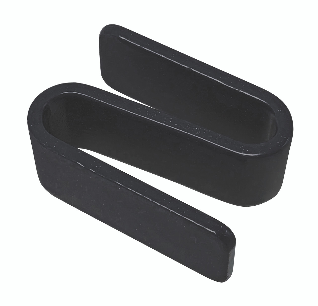 S-Hooks, black epoxy antimicrobial finish (8 per pack), Epoxy Coated, Black, 0, Carbon Steel, S-HOOKBK