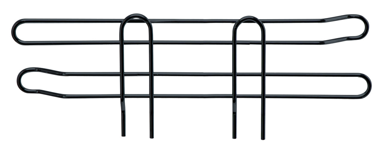 Side Ledge, 12"D x 4"H, black epoxy antimicrobial finish, Epoxy Coated, Black, 0, Carbon Steel, SL12BK