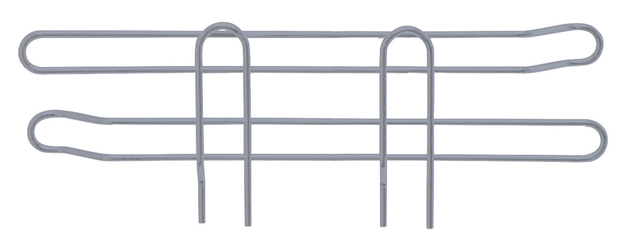 Side Ledge, 14"D x 4"H, gray epoxy antimicrobial finish, Epoxy coated, Gray, 0, Carbon Steel, SL14GY