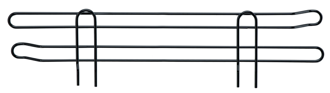 Side Ledge, 21"D x 4"H, black epoxy antimicrobial finish, Epoxy Coated, Black, 0, Carbon Steel, SL21BK