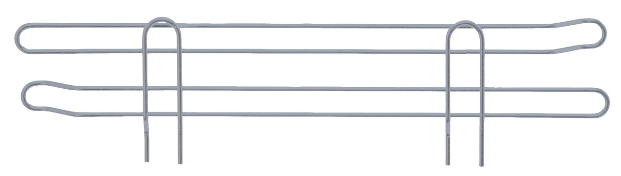Side Ledge, 24"D x 4"H, gray epoxy antimicrobial finish, Epoxy coated, Gray, 0, Carbon Steel, SL24GY