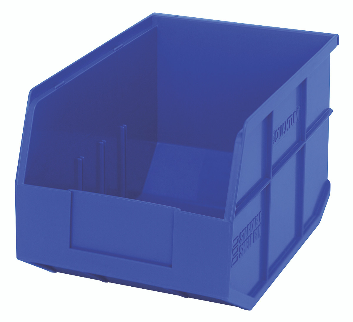 Stackable Shelf Bin, 8-1/4"W x 12"D x 7"H, autoclavable up to 250°F, Blue, Blue, Polypropylene, SSB423BLCS