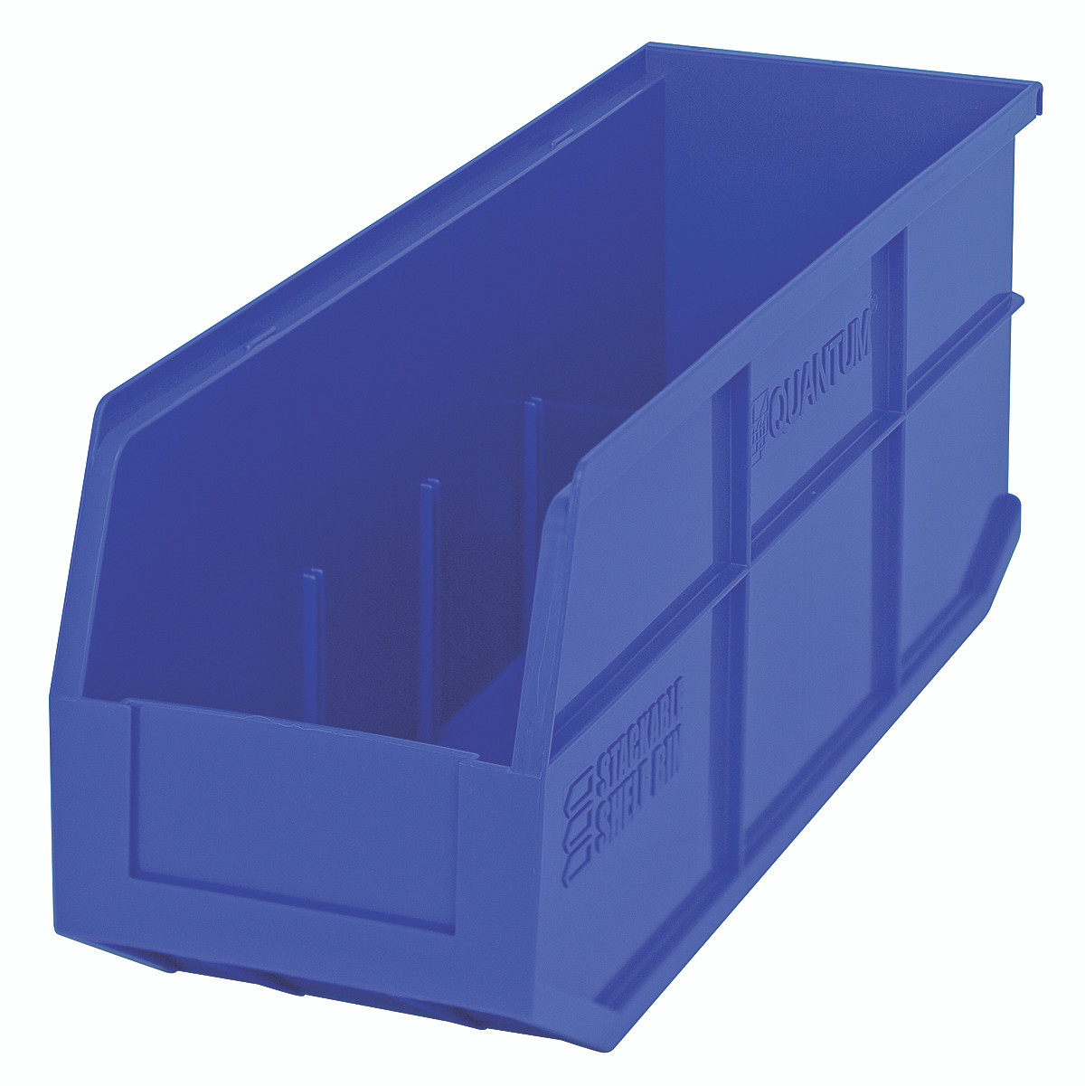 Stackable Shelf Bin, 6"W x 18"D x 7"H, autoclavable up to 250°F, Blue, Blue, Polypropylene, SSB461BL