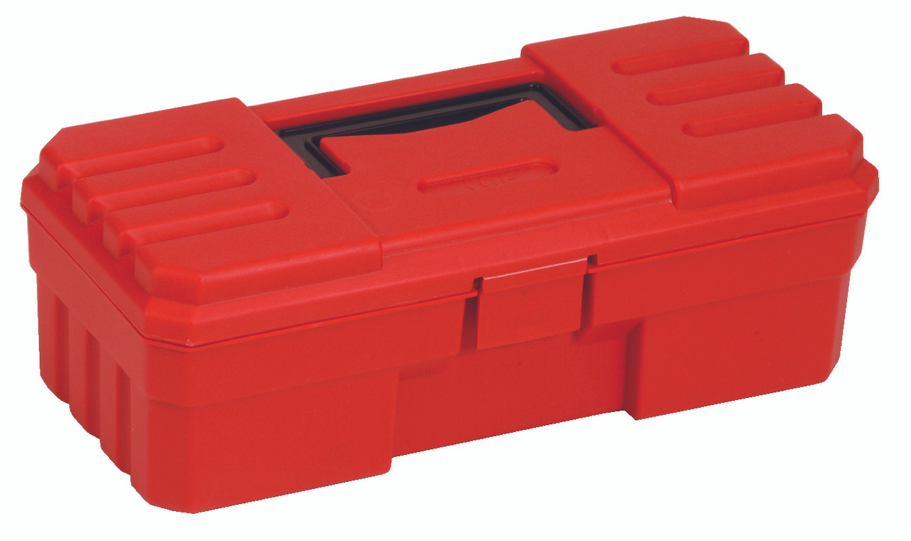 Tool Box, 5-1/2"L x 12"W x 4-1/8"H, flush surface for convenient stacking, Clear, 0, Polypropylene, TB12CLCS
