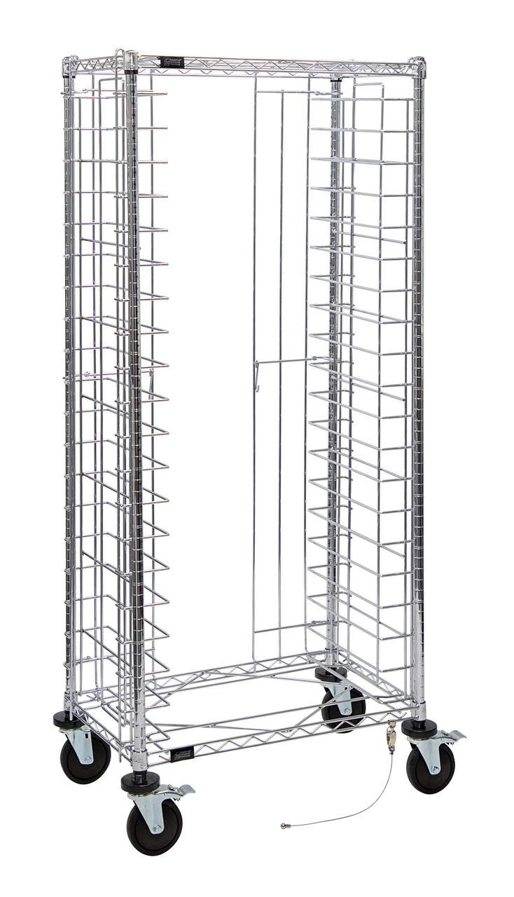 Tray Cart, mobile, conductive, Chrome/ESD, 0, Carbon Steel, TC-20CO