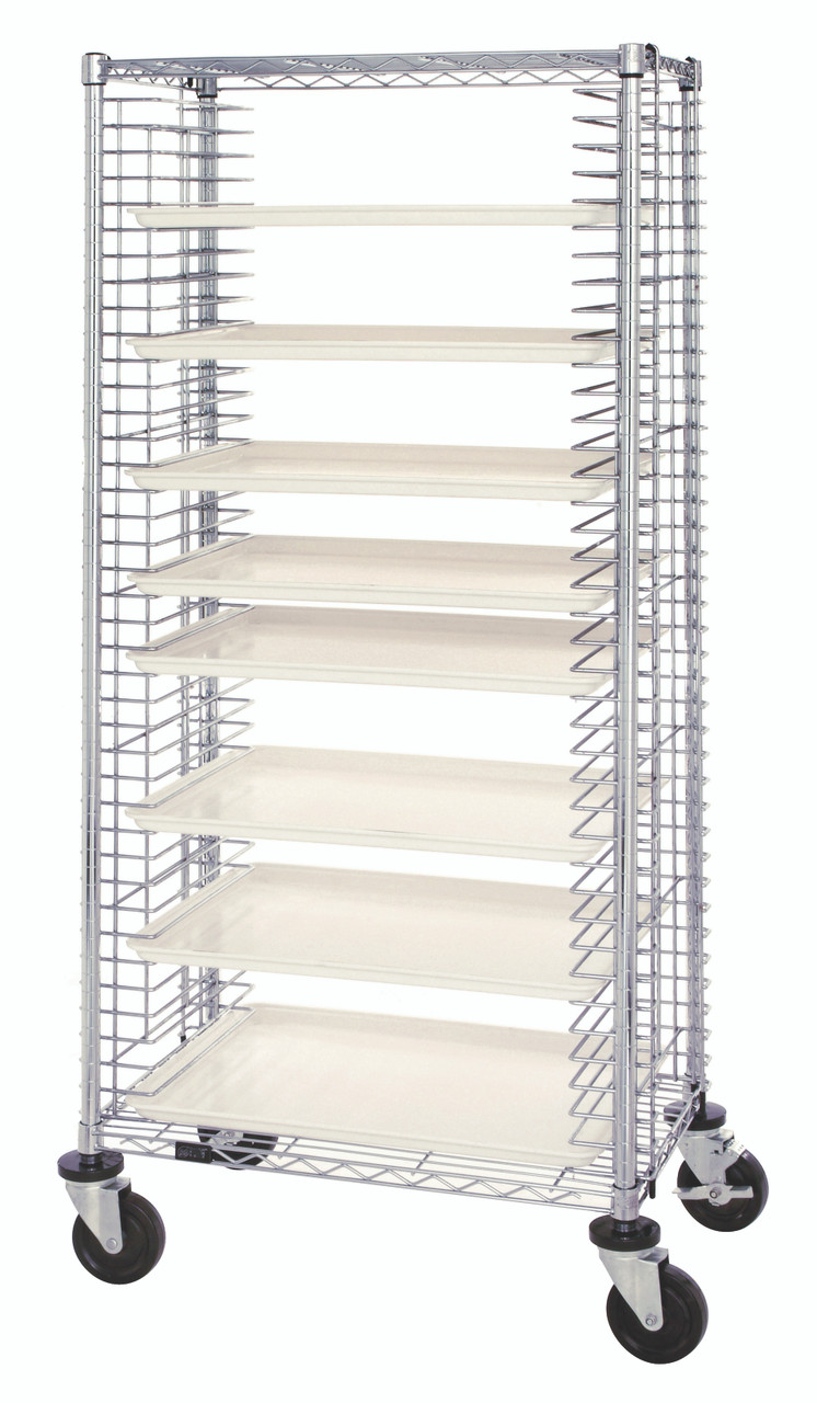 Tray Cart, mobile, conductive, Chrome/ESD, 0, Carbon Steel, TC-31CO