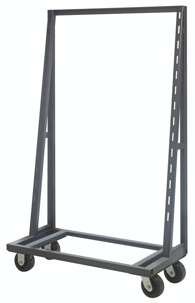 Removable Tray Truck, single sided, 38"W x 24"D x 67"H, Black, 0, Carbon Steel, TTS-24
