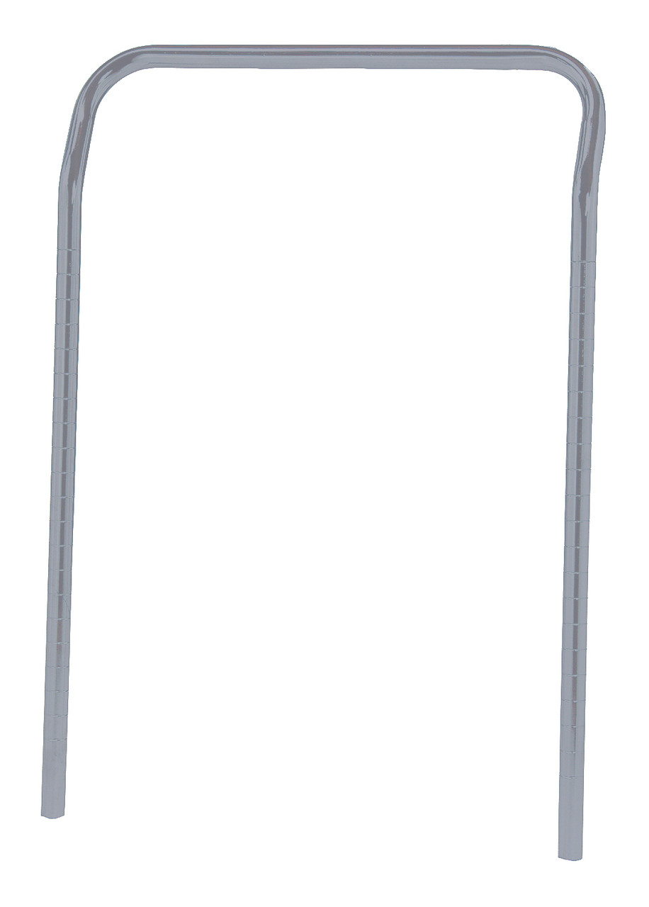 U-Handle, 21"W x 31-1/2"H, gray epoxy antimicrobial finish, Epoxy coated, Gray, 0, Carbon Steel, UH21GY