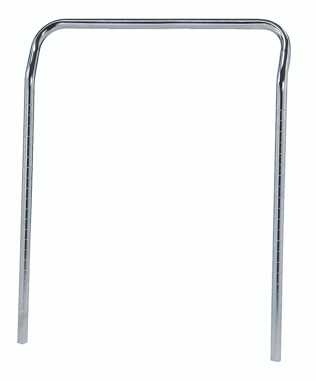 U-Handle, 24"W x 31-1/2"H, chrome plated finish, Chrome, 0, Carbon Steel, UH24