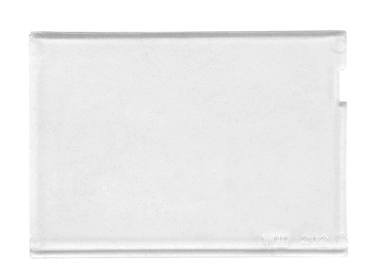 Clear Window, for use with IDR202 (pack of 25), Clear, 0, Polystyrene, WID202