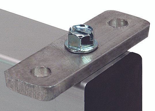 Wing Kit, includes: (1) nut, (1) bolt and (1) plate, Gray Metalic, 0, Aluminum, WK
