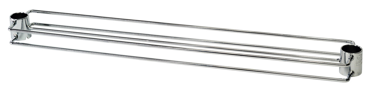Bin Slide, double, 24"D, Chrome, 0, Carbon Steel, WR-D24W