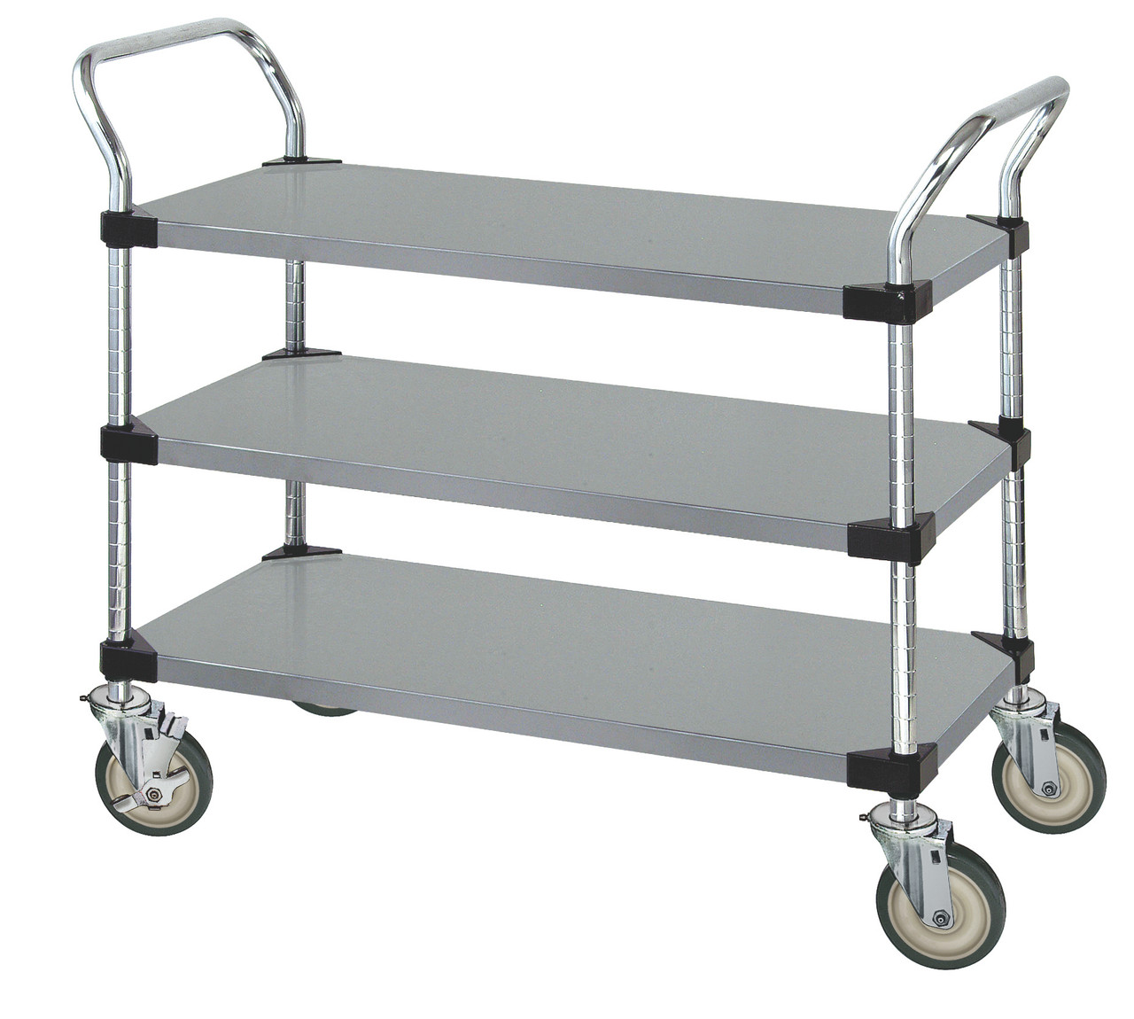 Utility Cart, 42"W x 21"D x 37-1/2"H, 1200 lb. capacity, Stainless, 0, Stainless, WRSC-2142-3SS