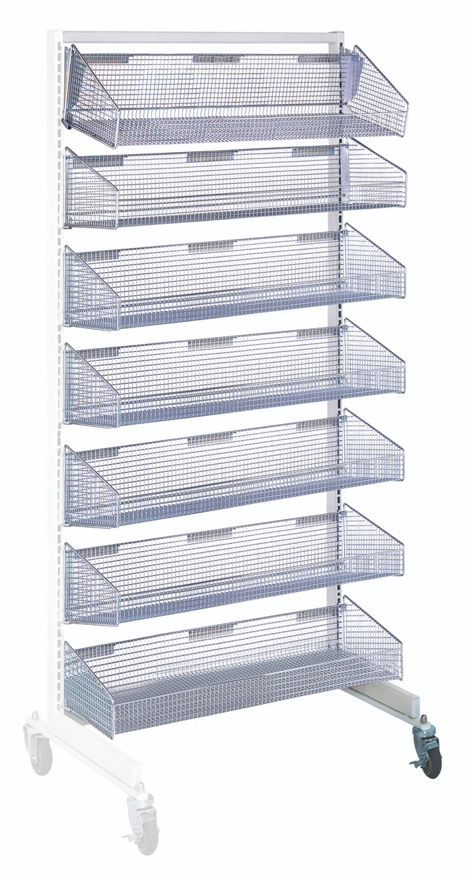 Partition Wall Add-On Unit, mobile, single sided, Oyster White, 0, Carbon Steel, WS70-SS36AD-7S