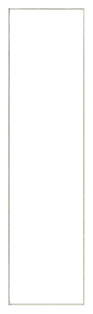 Partition Wall Mounting Frame, needed to mount 18" louvered panels to uprights, Oyster White, 0, Carbon Steel, WS-PM18HC
