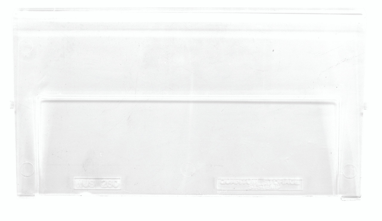 Clear Window, for QUS260 (priced per each, 4 each per carton), Clear, 0, Polystyrene, WUS260