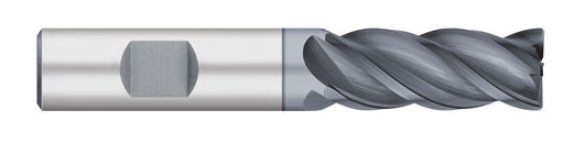 END MILL 3/4 4FL SE VI W/FL CR-.250, CARB, ALCRO-MAX, TC22854  TITAN USA  SKU TITUS1-TC22854
