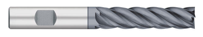 END MILL 1" 5FL SE LONG CARB, VI ALCRO COAT W/FL, TC25912  TITAN USA  SKU TITUS1-TC25912