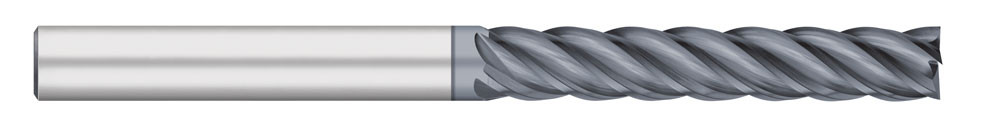 END MILL 1/2 5FL SE EX-LONG, CARB, VI ALCRO COAT W/FL, TC25958  TITAN USA  SKU TITUS1-TC25958