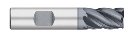 END MILL 3/4 5FL SE STUB W/FL CR-.030, CARB, ALCRO-MAX, TC25994  TITAN USA  SKU TITUS1-TC25994