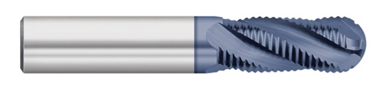END MILL 3/8 4FL BALL, ROUGHER FINE, CARB ALTIN , TC29924  TITAN USA  SKU TITUS1-TC29924