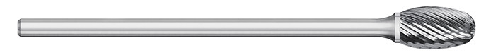 BUR SE-3L6 3/8 SC EGG SHAPE, 1/4 SHK, TB19151  TITAN USA  SKU TITUS1-TB19151