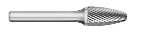 BUR SF-4 7/16 SC ROUND NOSE TREE, 1/4 SHK, TB19387  TITAN USA  SKU TITUS1-TB19387