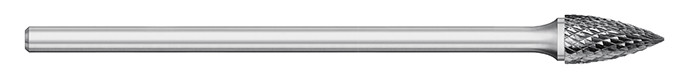 BUR SG-44L3 1/8 DC POINTED TREE SHAPE, 1/8 SHK, TB19940  TITAN USA  SKU TITUS1-TB19940