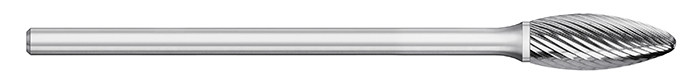 BUR SH-2L6 5/16 SC FLAME SHAPE, 1/4 SHK, TB19952  TITAN USA  SKU TITUS1-TB19952