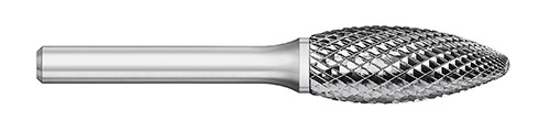 BUR SH-53 3/16 DC FLAME SHAPE, 1/8 SHK, TB19526  TITAN USA  SKU TITUS1-TB19526
