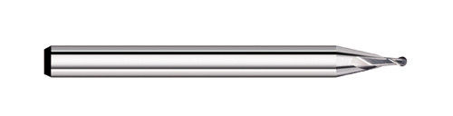 END MILL 0.070 2FL MICRO BALL STUB FLT, CARB, TC53070  TITAN USA  SKU TITUS1-TC53070