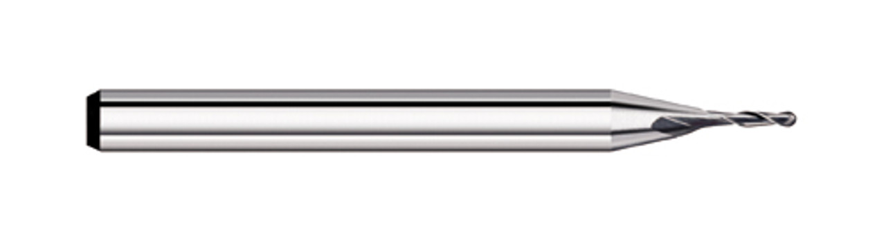 END MILL 0.108 2FL MICRO, BALL, CARB, TC57108  TITAN USA  SKU TITUS1-TC57108