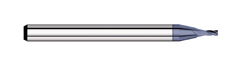 END MILL 0.030 4FL CR-.005 STUB, CARB, ALTIN, TC50410  TITAN USA  SKU TITUS1-TC50410