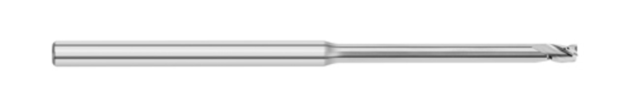 END MILL .065 3FL, SQ END, MICRO, STUB, LONG REACH .800, TC54487