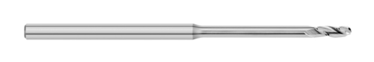 END MILL .045 3FL, BALL NOSE, MICRO, LONG REACH .360, TC58475  TITAN USA  SKU TITUS1-TC58475