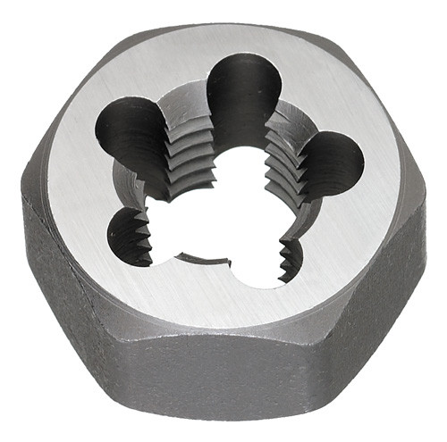 DIE M4 X 0.7 HEX METRIC RETHREAD, CARBON STEEL, TE80602  TITAN USA  SKU TITUS1-TE80602