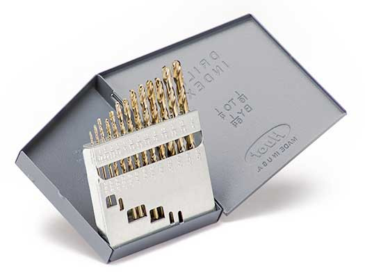 DRILL SET 1/16-1/4 x 64ths 13PC, JBR LGTH 135PT, COB, HD, MS99151  TITAN USA  SKU TITUS1-MS99151